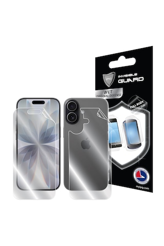 Apple Uyumlu iPhone 17 Için Hydrogel İnce Tpu Tam Kaplama Ekran Ve Arka Koruma