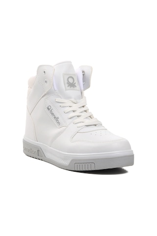 United Colors Of Benetton Beyaz Erkek Hi Sneaker Bn-31087 M Beyaz