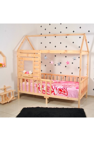 Markaawm Markaawm Montessori Yatak Çocuk Odası Bebek Beşik 90X190 Karyola Akçaağaç