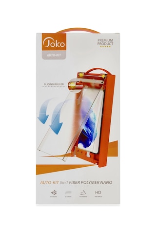 Joko - 489 - Samsung Galaxy Uyumlu S22 Ultra Auit 5in1 Fiber Polymer Nano - Csmo-tex - Ekran Koruyucu