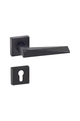 Doğanlar Prizma Antrasit Rozetli Kapı Kolu Takım-yale Kol Pk001dgn0114 Renkli