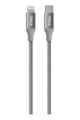 Ttec Type C Apple Uyumlu iPhone 11 12 13 14 Pro Max Lightning Şarj Ve Data Kablosu, Örgü Halat Tipi