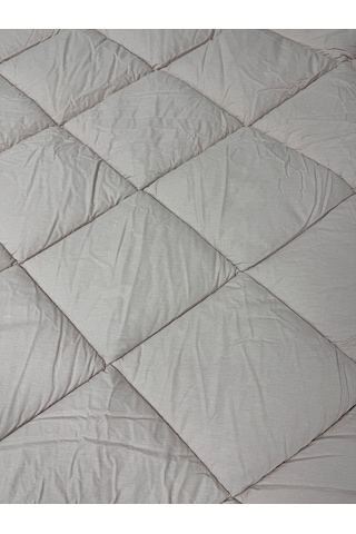 Clasy %100 Pamuk Ranforce Tek Kişilik Yorgan Çift Taraflı Somon Düz Desen Somon