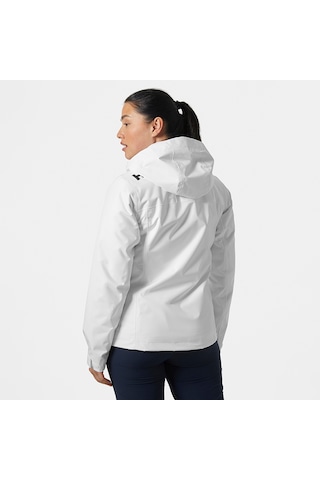 Helly Hansen Crew Hooded Midlayer 2.0 Kadın Beyaz Kapüşonlu Mont Beyaz