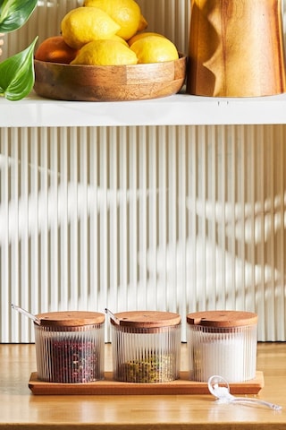 Karaca  Massimo 3'lü Baharatlık Şeffaf