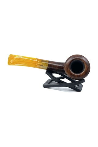 Şahin Sarı Yıldız Mod-62 9mm. Filtreli Akrilik Saplı Pipo 247809