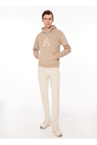 At.p.co Kapüşon Yaka Açık Kahve Erkek Sweatshırt A279f02pf1032- Açık Kahverengi