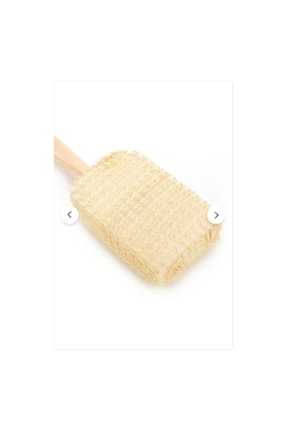 Ahşap Saplı Doğal Banyo Lifi 37 CM