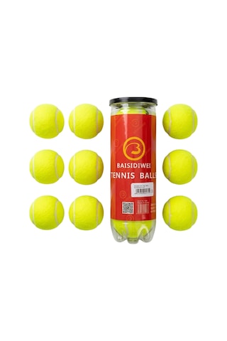 Mey İthalat Tenis Topu 9 Lu Set Antrenman Ve Maç İçin Dayanıklı Toplar
