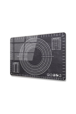 Karatahta Görünümlü Cam Hamur Açma Matı 40cm X 60cm