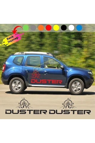 Dacia Duster Pusula Off Road Oto Sticker Set