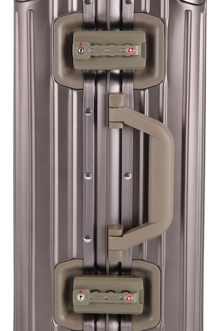 Alüminyum Kabin Boy Valiz - Bej Bej