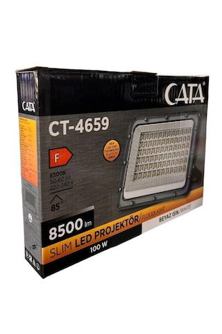 Cata Ct-4659 100 W Led Projektör Beyaz Işık