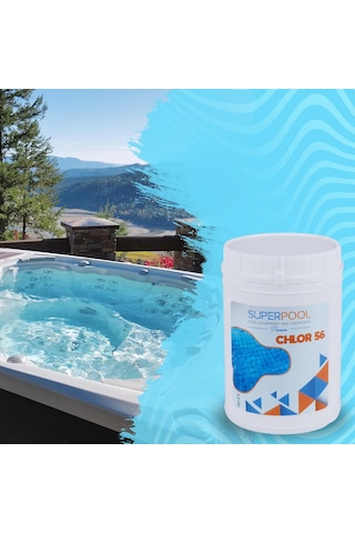SPP Superpool Superchlor 56 Toz Klor 56 GR 1 KG Premium Havuz Kimyasalı