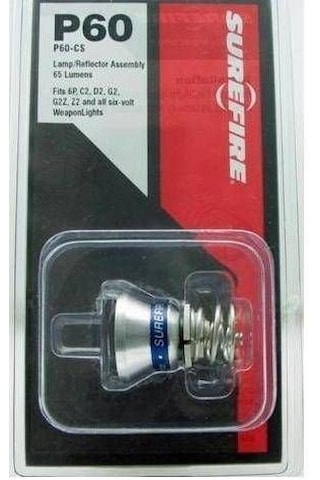 Surefire P60 Yedek Lamba G2 G3 6P C2 D2 G2Z Z2 Uyumlu Çok Renkli
