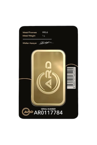 5 Gr 24 Ayar 995 Milyem Ard Gram Altın