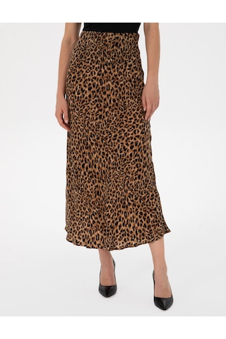 Pierre Cardin Kadın Camel Etek Dokuma 50313694-vr015 CAMEL
