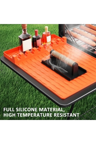 Dancemonkey Cbtx Kamp Barbekü Aletleri Silikon Mat Barbekü Izgara Gereçleri Tutucu Mat 002 001 Altın