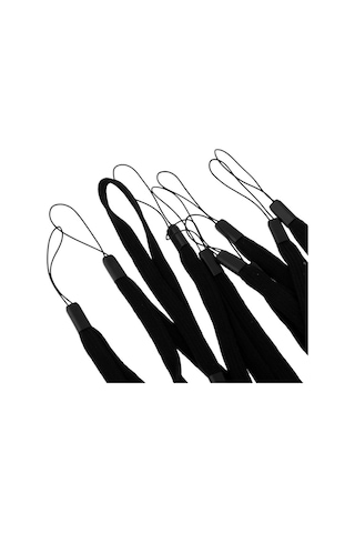 Dolıty 10 Adet El Feneri Kordon Bilek Kayışı Kemer Kablosu Siyah