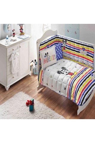 Taç Lisanslı Mickey Bebek Uyku Seti