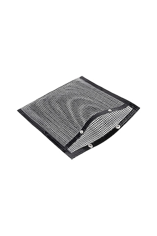 Barbekü Pikniği Için 27X22Cm Yeniden Kullanılabilir Fiberglas Izgara Barbekü Örgü Çantası Bpa Içermez Fda Sertifikalı Değil - Siyah