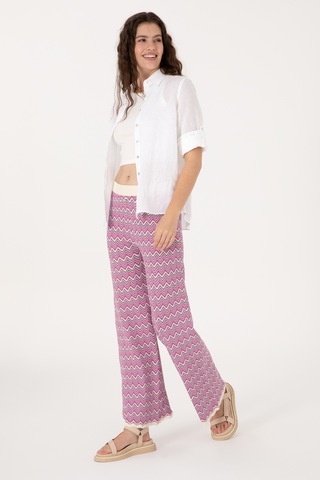 U.s. Polo Assn. Kadın Fuşya Pantolon Triko 50306842-vr023 Fusya