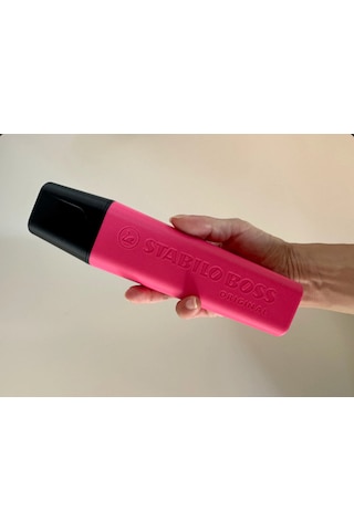 3d Baskı Kapaklı Kalem Kutusu Kalem, Fosforlu Kalem Ve Marker Organizer Masaüstü Kırtasiye Düzenleyici Koyu Pembe