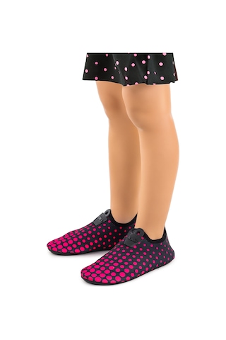 Kiko Kids Point Havuz Plaj Kız Çocuk Deniz Ayakkabısı 7514 Siyah - Fuşya Siyah - Fuşya