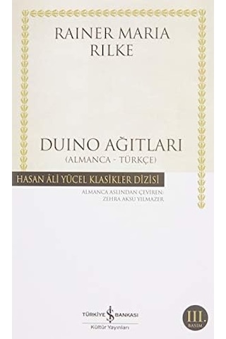 Duino Ağıtları Almanca-türkçe : Hasan Ali Yücel Klasikler Dizisi
