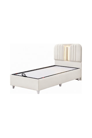 Baza Seti, Porto Ledli Tek Kişilik Baza Başlık Maxi Yatak Seti - 100x200 Cm 100 x 200 CM