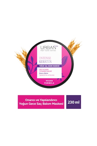 Intense Keratin Aşırı Yıpranmış Saçlara Özel Yoğun Saç Bakım Maskesi 230 Ml-vegan