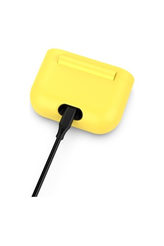 Honmex Sony Wf-1000xm3 Kulaklık Koruması - Yumuşak Silikon Malzeme - Sarı Renkli Koruyucu Kılıf Sarı