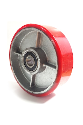 Poliüretan Transpalet Tekerleği Rulmanlı 180x50