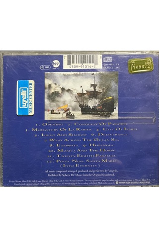 Plak Değildir Cd Dir Cd Vangelis 1492 Cd