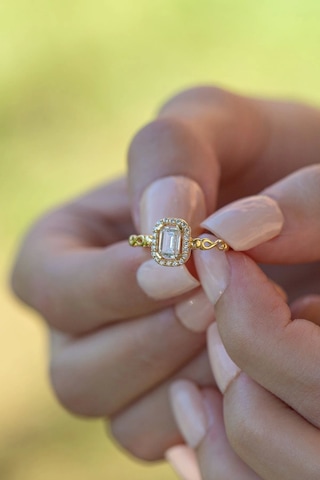 Çgk Kuyumculuk Sonsuzluk Baget Altın Yüzük Gold