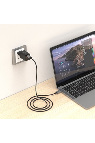 Nettech ANT-HCH07 2 Çıkışlı 33 W Gan PD+QC Şarj Aleti