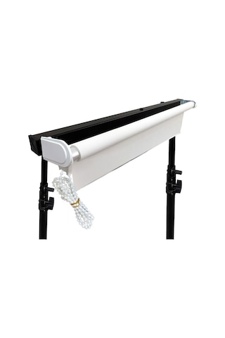 Hs Stüdyo Teknik Beyaz 190x400cm Taşınabilir Fon