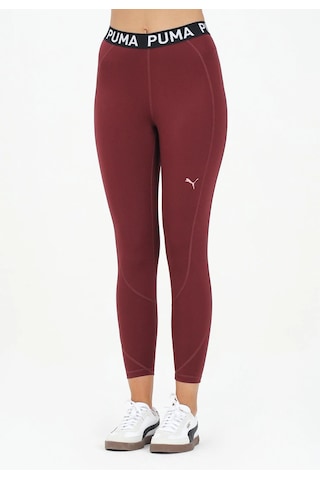 Puma W Puma Strong Tıght- Hw Fl Kadın Antrenman Taytı 52600096 Bordo
