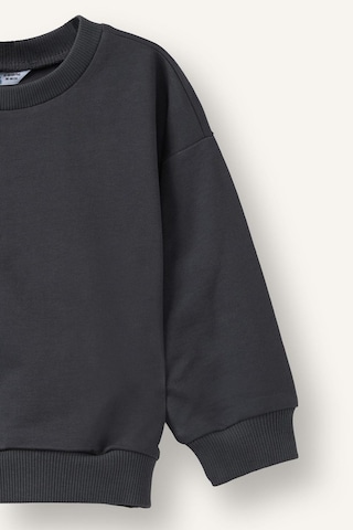 Defacto %100 Pamuk Regular Fıt Bisiklet Yaka Basic 2li Sweatshirt Set Erkek Bebek H8400a526auar31 Antrasit-ar31