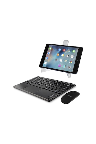 Apple Uyumlu iPad, Air 11 2024 Bt Touchpad Klavye 25cm+mouse+stand-al2759
