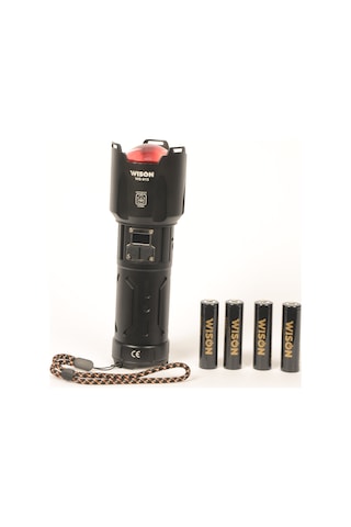 Wison Ws-915 Şarj Edilebilir Profesyonel El Feneri Siyah