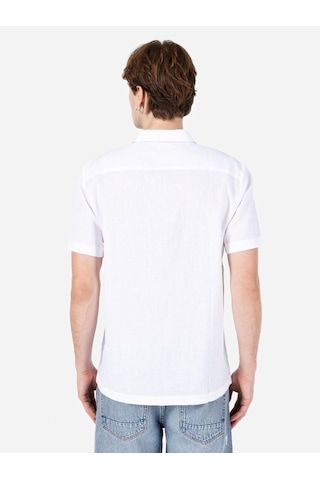Colin's Colins Normal Kesim Shirt Yaka Cepli Beyaz Erkek Kısa Kol Gömlek Cl1068758 Cl1068758 Q1.v1 Wht Beyaz