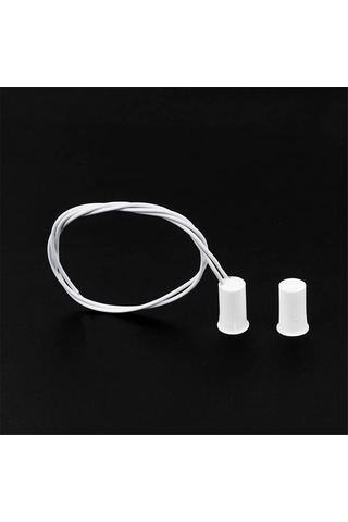 Nayomiglow Manyetik Kapı Anahtarı Rc-33 Nc Gömme Kablolu Güvenlik Pencere Kapı Sensörü Alarmı Beyaz- 10 Set