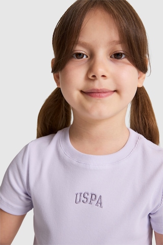 U.S. Polo Assn. Kız Çocuk Lila Tişört Basic 50325626-vr034