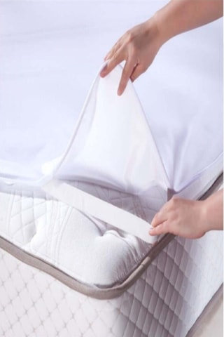 Bebesi Sıvı Geçirmez Bebe Alezi 70x110 Cm Micro Kumaş Beyaz