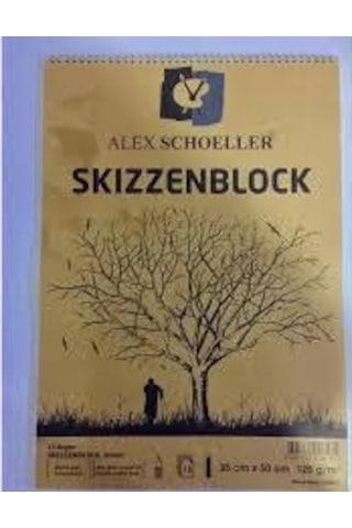 Alex Schoeller Bloknot Spiralli Kraft 35X50 Cm Alx-1175