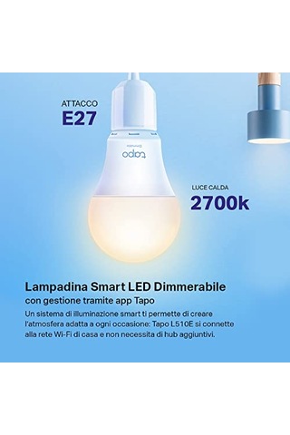 L510e Ayarlanabilir Işık Seviyeli Akıllı Wı-fı Led Ampul 2700k Warm White Diğer