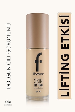 Flormar Skin Lifting SPF'li Anti-Aging Fondöten 050 Light Beige