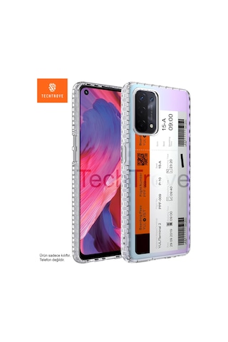 Oppo A74 Kılıf Airbag Kenarlı Renkli Desenli Silikon A++ Kalite Kapak