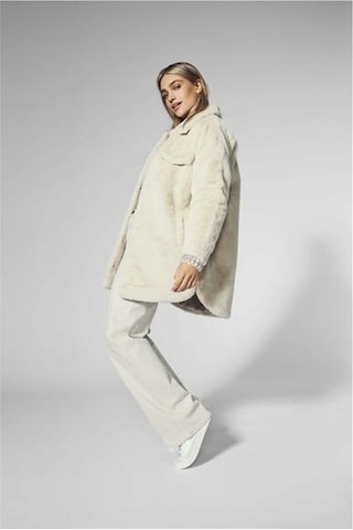Only Onlvıda Fur Shacket Otw Bej 001